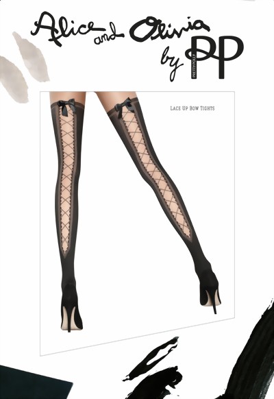 Trendy panty's met kousenmotief van Alice and Olivia by Pretty Polly