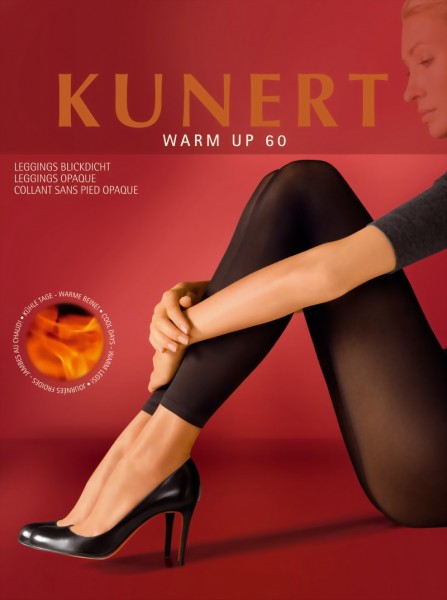 Gladde ondoorzichtige leggings Warm up 60 van KUNERT