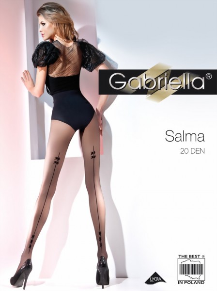 Elegante pantys met verleidelijk patroon Salma van Gabriella