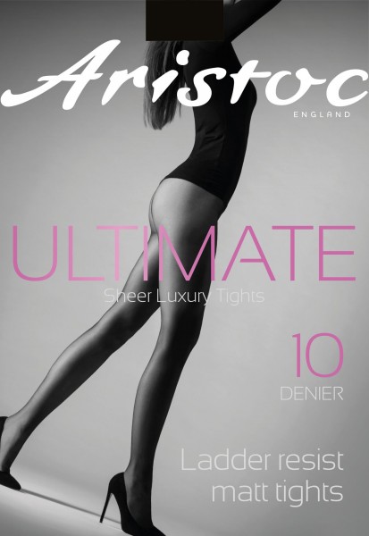 Matte zomerpanty Ultimate 10 Denier Matt Ladder Resist Tights van Aristoc