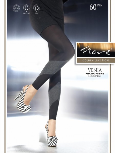 Ondoorzichtige leggings met patroon Venia van Fiore, 60 DEN