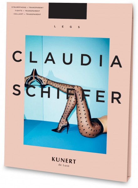 Polka Dot panty Claudia Schiffer Legs No. 1 KUNERT de Luxe