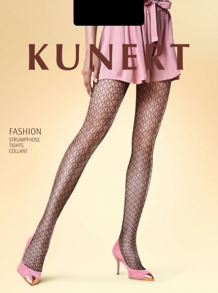 Trendy netpanty met patroon Weave van KUNERT