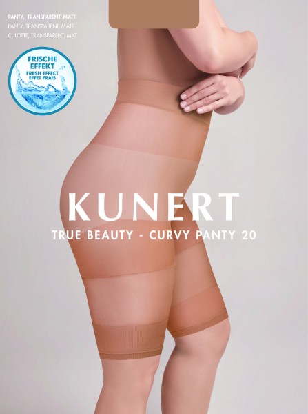 Grote maten slip met lange pijpjes Curvy 20 True Beauty van Kunert